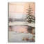 «Snowy Pond» par Petals Prints Design, art mural en verre acrylique,-2078395038