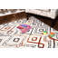 Tapis ivoire / rouge / bleu Howey-541810944