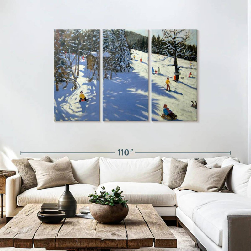 Sireci Mountain Hut Morzine, 48" H x 74" W