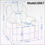Fauteuil inclinable Power Lift avec massage, chaleur et caractéristiques pratiques-589755247