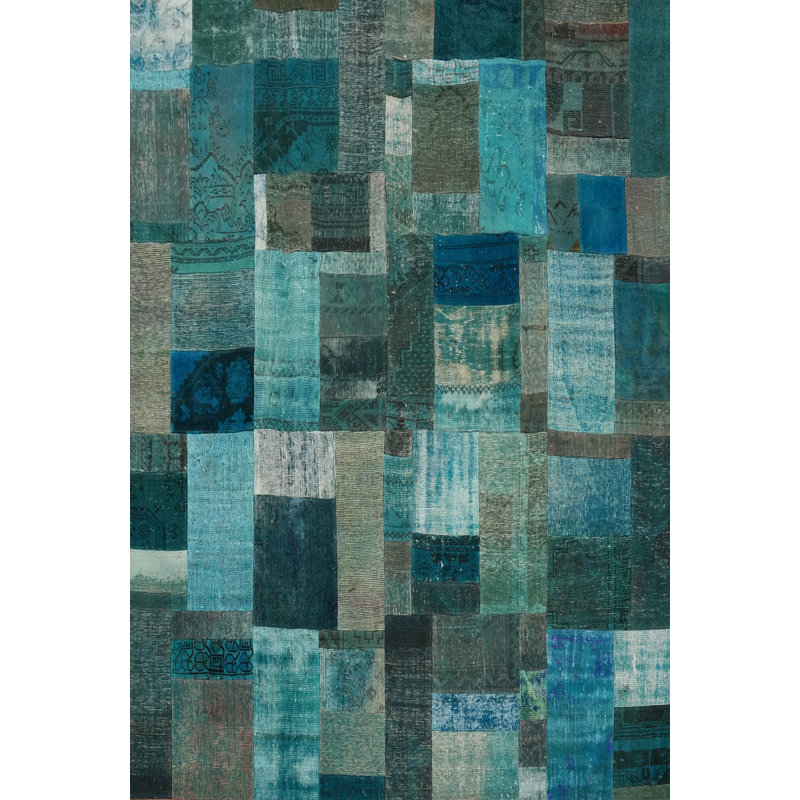 Tapis patchwork patiné 8 x 10