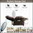 Comfortable 160° Recliner Chair For Elderly With 8-Point Massage, Heating, And Side Storage Pockets, Ideal For Relaxation And Convenience-262146312