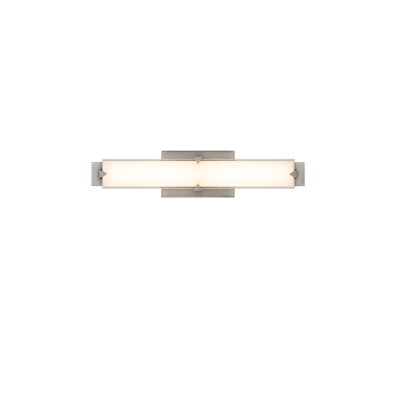 Carlisle 37" Dimmable LED Bath Vanity & Wall Light With Glass Shade And Built In Color Temperature Switch (2700K/3000K/3500K/4000K)