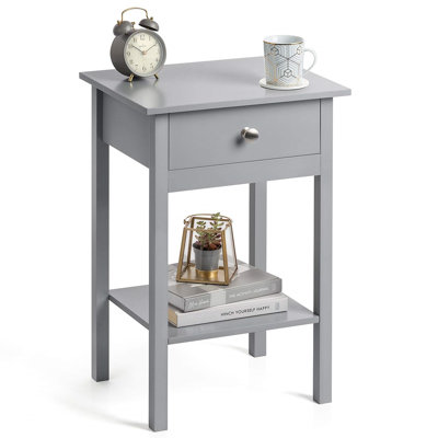 Lapierre 40cm W Manufactured Wood Bedside Table