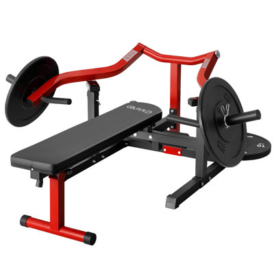 Presse à coffre Mikolo, capacité de 1050 lb, accoudoirs indépendants et siège réglable pour la salle de gym à domicile