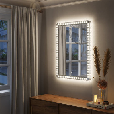 Miroir mural illuminé rectangulaire 40 po Marilyn