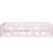 Twin Pink Floor Bed With Door And 7 Slats, Rubber Wood For Support, Helps ' Autonomy Guardrails, Facilitates Shift To Independent Sleeping-1793037646-1793037645