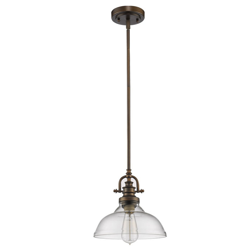 Piccirillo 1 - Light Single Pendant, Oil Rubbed Bronze