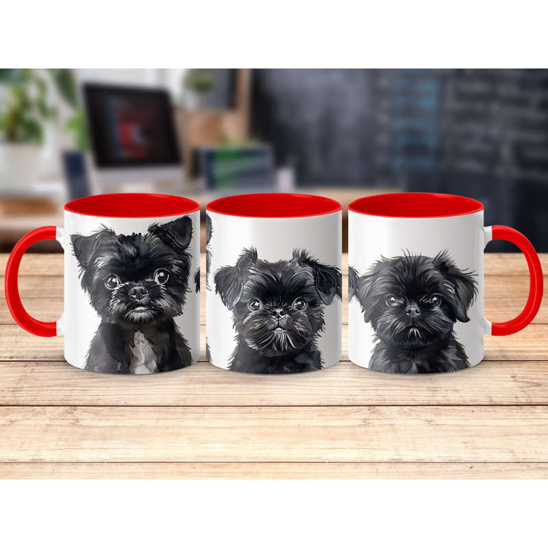 Ceramic Coffee Mug, 1, Red
