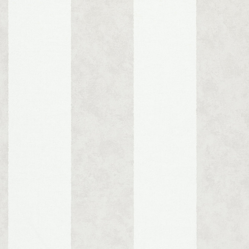 Flora Collection Thick Stripe Wallpaper Roll, Silver