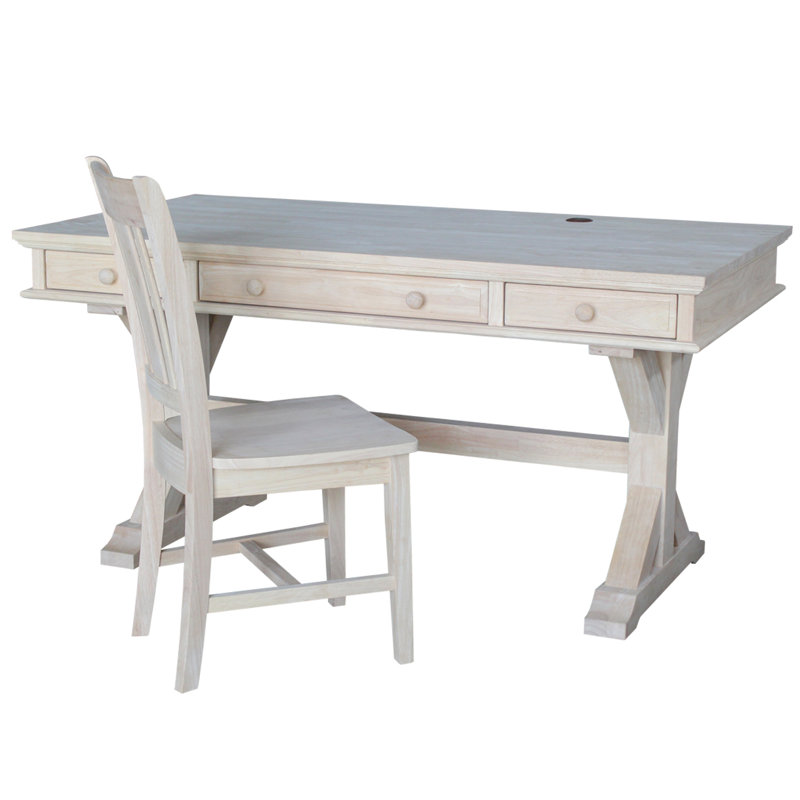 Musso Solid Wood Writing Desk