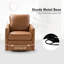 Fauteuil demi-tonneau pivotant de 27,8 po Amany-104239584