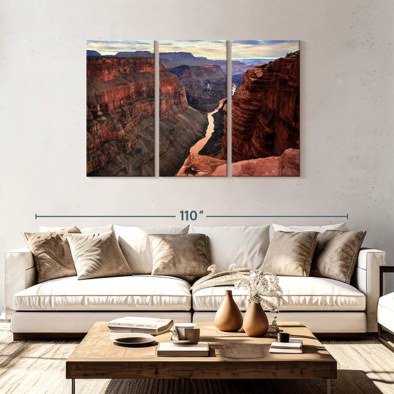 Alvord Grand Canyon Outlook, 48" H x 74" W