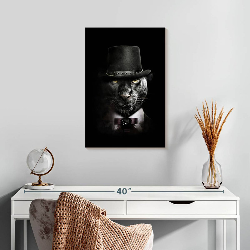 Brampt Classy Panther, 24" H x 16" W