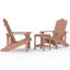 Lucerne Outdoor Adirondack Chair With Table-1199370842