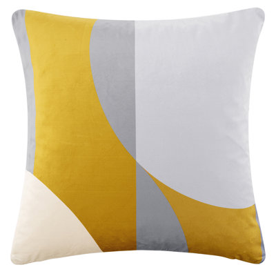 Malcolm Geometric Square Throw Pillow Cover