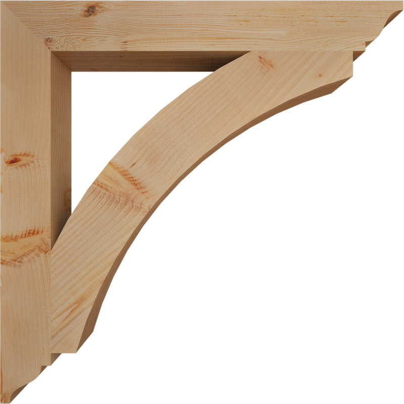 Support traditionnel Thorton, Douglas (lisse), H 32 po x l 3,5 po x P 32 po