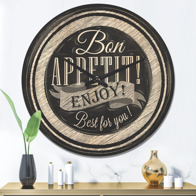 Solid Wood Wall Clock