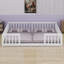 Lit double au sol avec clôture, garde-corps-1832321846
