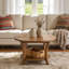 Solid Wood Coffee Table with Storage