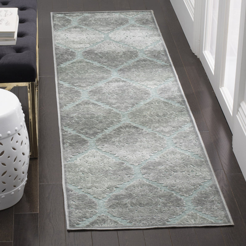 Orville Performance Geometric Rug, Runner 2'2" x 8'