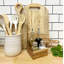 Glass Condiment Set