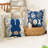 Happy Easter Be Hoppy Rabbit Easter Eggs  Throw Pillow Covers, Cushion Case Decoration For Sofa Couch Set Of 4