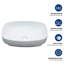 Lavabo de salle de bain semi-encastré en céramique 20 po x 15 po blanc - vasque de comptoir