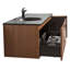 Ensemble de meuble-lavabo mural simple 47 po Jannessa