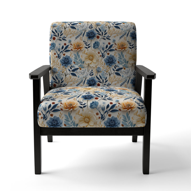 Chaise à accoudoirs rembourrée Cottage