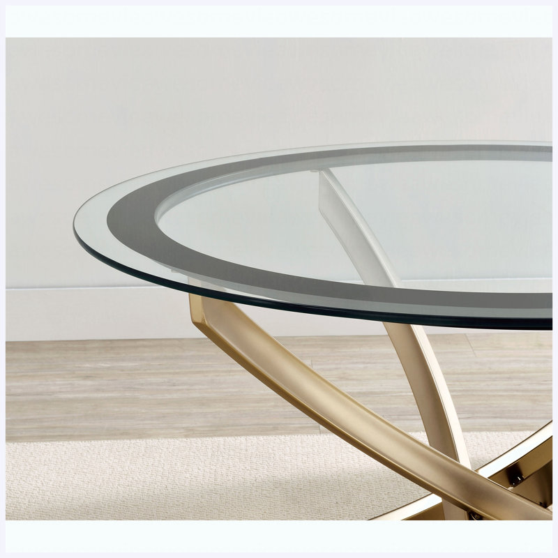 Ensemble de table basse et de table ronde moderne 2 pièces, ensemble de salon polyvalent assorti, 20" H x 35.5" W x 35.5" D