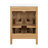 Single Bathroom Vanity with Ceramic Top, Solid Wood Frame, Flip Drawer, and 2 Soft-Close Door-117497890