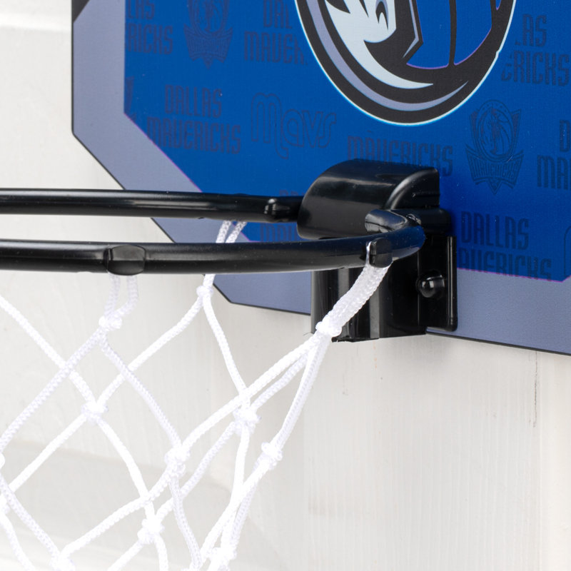 Franklin Sports NBA Dallas Mavericks Mini Over the Door Basketball Hoop