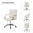 Lundgren Modern 22.2'' W Faux Leather Swivel Task Office Chair with Tufted Back-471402539