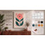 Geometric Bloom Mid-Century - Wrapped Canvas-1839507156-1839507167
