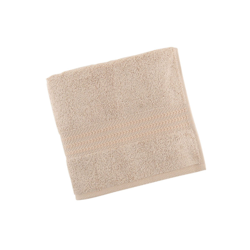 Soft & Absorbent Wash Towel, 100% Cotton, 11.8 x 19.7 inches | 500 g/m² | Machine Washable at 104°F | Elegant Beige Color | Ideal for Home, Spa, and Gym Use | Luxurious Comfort and Durability