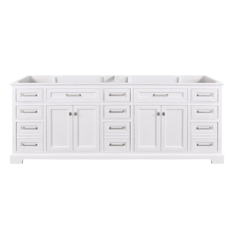 Adoram 84" Double Bathroom Vanity Base Only