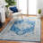 Aurich 851 Area Rug In Navy / Grey-1324864385