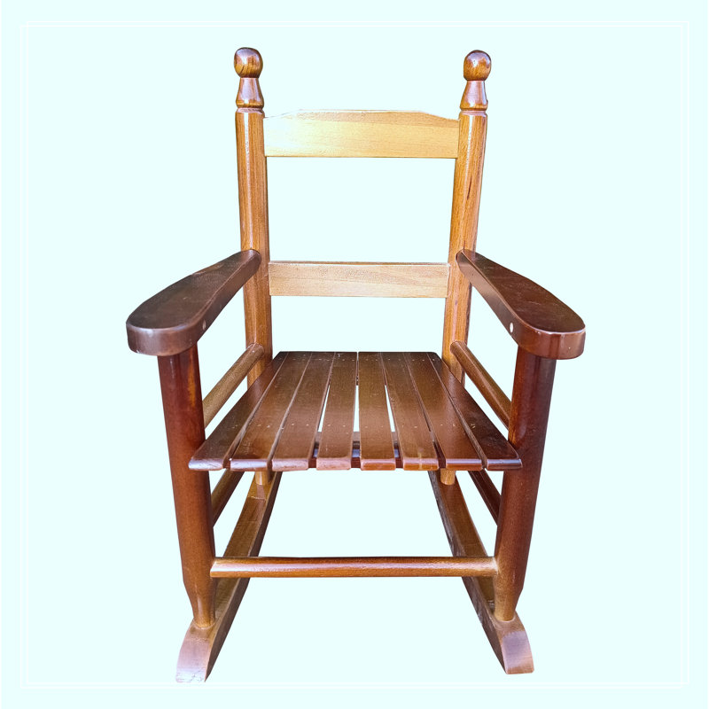 Chaise Adirondack berçante en bois massif Cateluta Dossier à lattes robuste pour le confort et la sécurité Fabriqué en bois massif