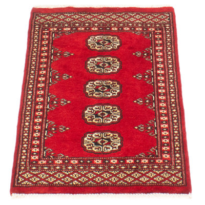 Peshawar Bokhara Red Rug 2'0" x 3'5"