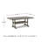 Ahumada Rectangular Outdoor Dining Table With Umbrella Hole , 72.38'' in. W 42'' in. D