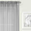 Paquet de 2 panneaux transparents en voile de cristal l 52 po x L 95 po Woven Trends-240053839-240053852