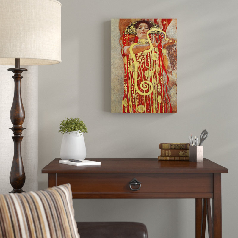 Hygeia by Gustav Klimt - Wrapped Canvas, 50cm H x 35cm W