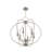 6 - Light Candle Style Globe Chandelier-907321522