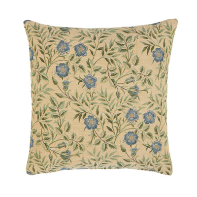 Pimpernel Blue Cushion with Feather Filler 