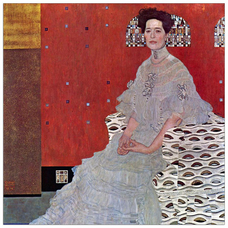 Gustav Klimt - Wrapped Canvas Painting, 70cm H x 70cm W x 1.8cm D