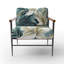 Keels - Fauteuil rembourré avec accents floraux-80473815