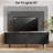 55" Fluted TV Stand With Power Outlet and Adjustable Shelves, Mid Century Modern TV Console, Sliding Doors Entertainment Center and Media Console for TVs 40" - 65"-346232004-347482092
