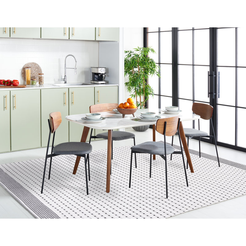 Aitken Flat Weave Cotton Geometric Rug, Rectangle 8' x 10'