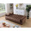 Canapé-lit double en velours avec rangement Biscuit-355639377-355639383